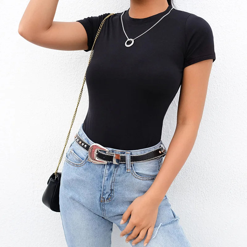 Casual Bodycon Bodysuit