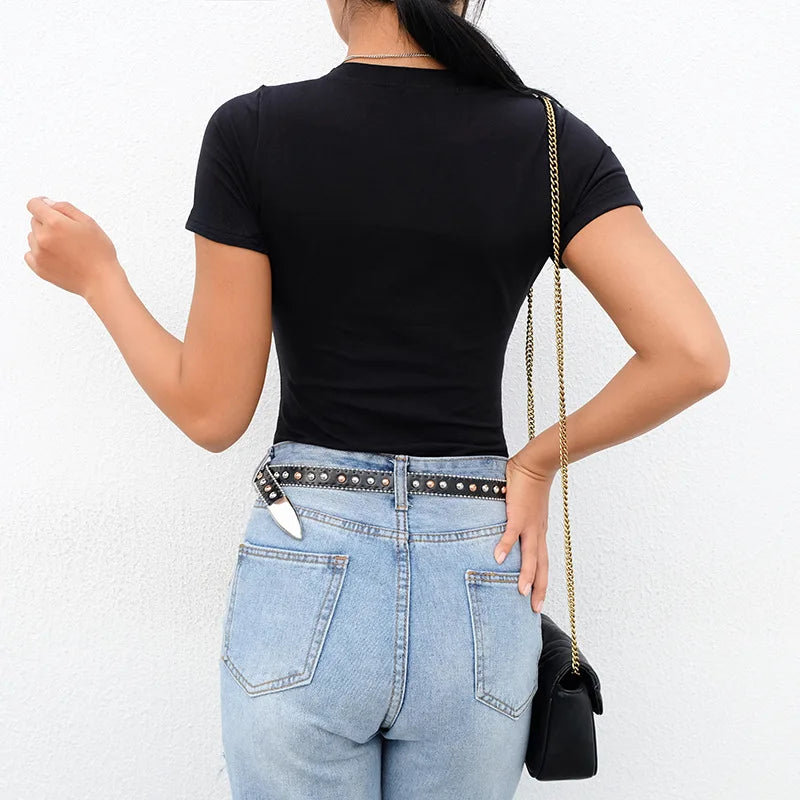Casual Bodycon Bodysuit