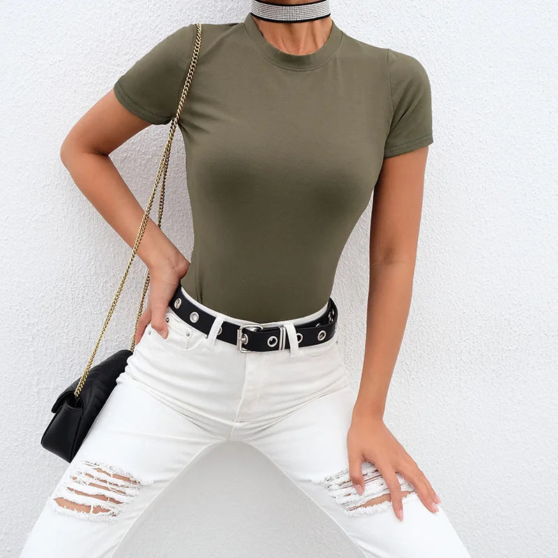 Casual Bodycon Bodysuit
