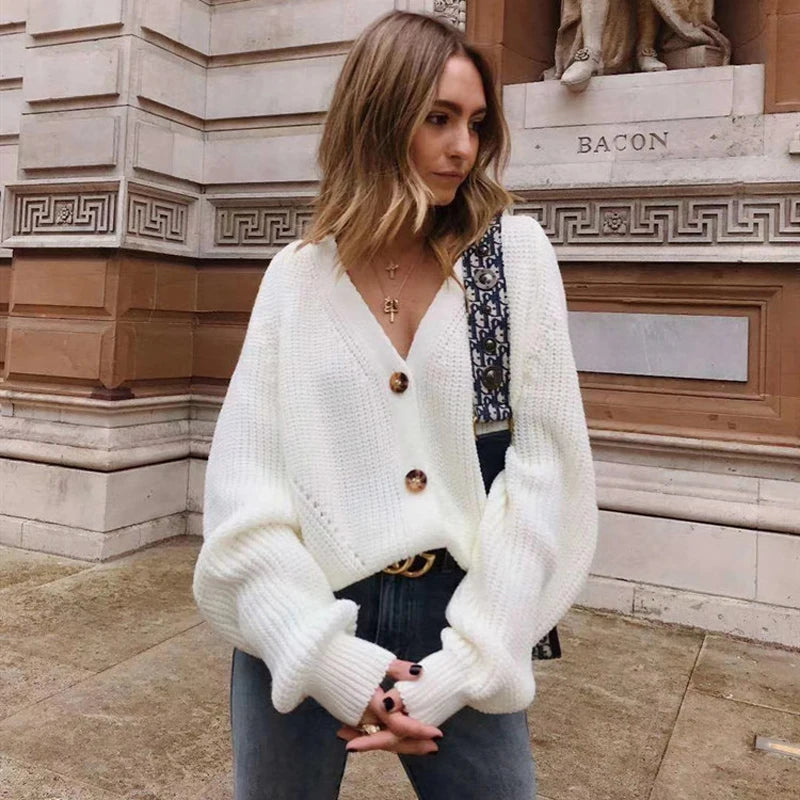 V-Neck Cardigan