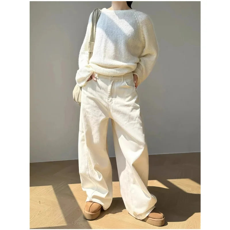High-Waist Wide-Leg Jeans