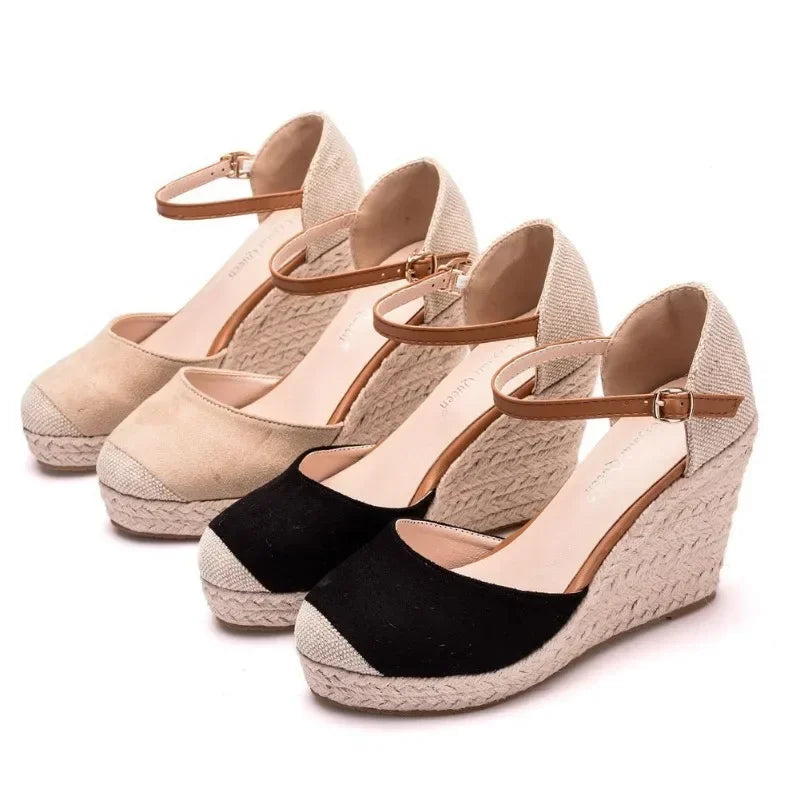 Royal Chic Wedge Sandals – Where Comfort Meets Regal Elegance