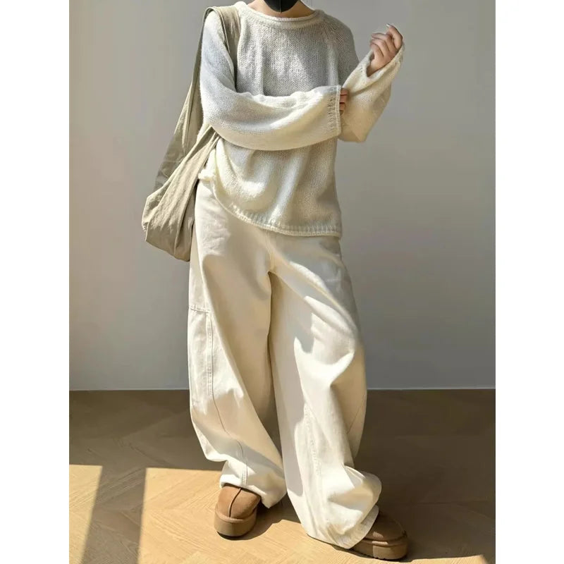 High-Waist Wide-Leg Jeans