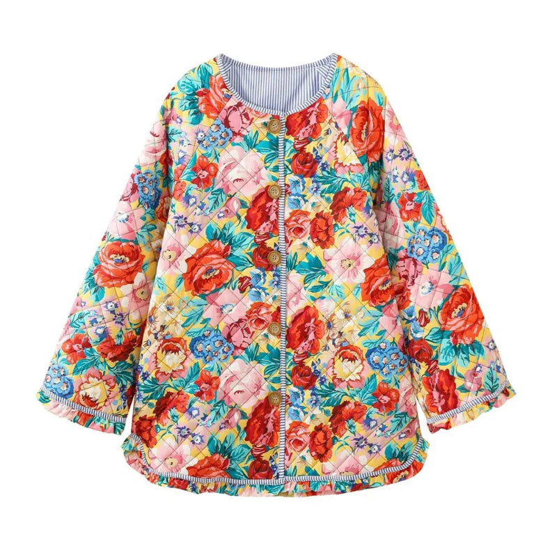 Printed Quilted Cotton Coat