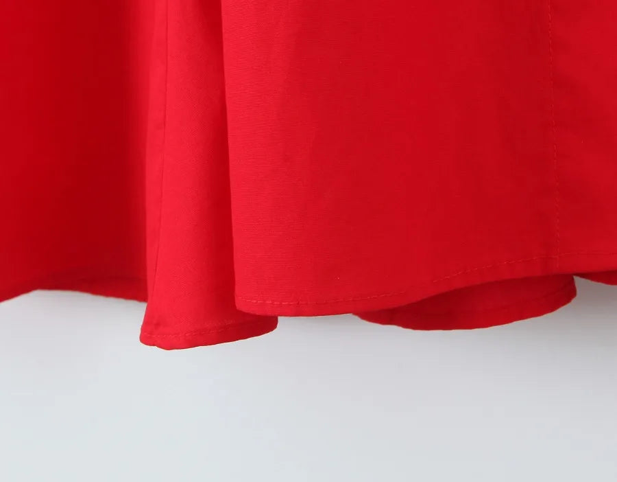 Halter Neck Backless A-Line Mid-Calf Dress