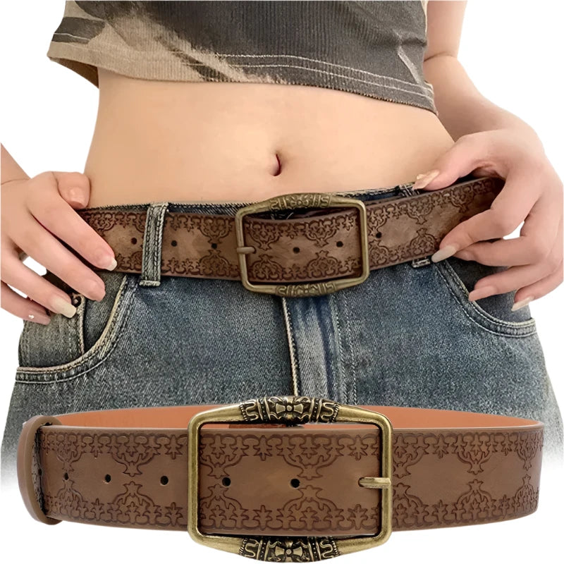 Retro Pattern Designer Belt
