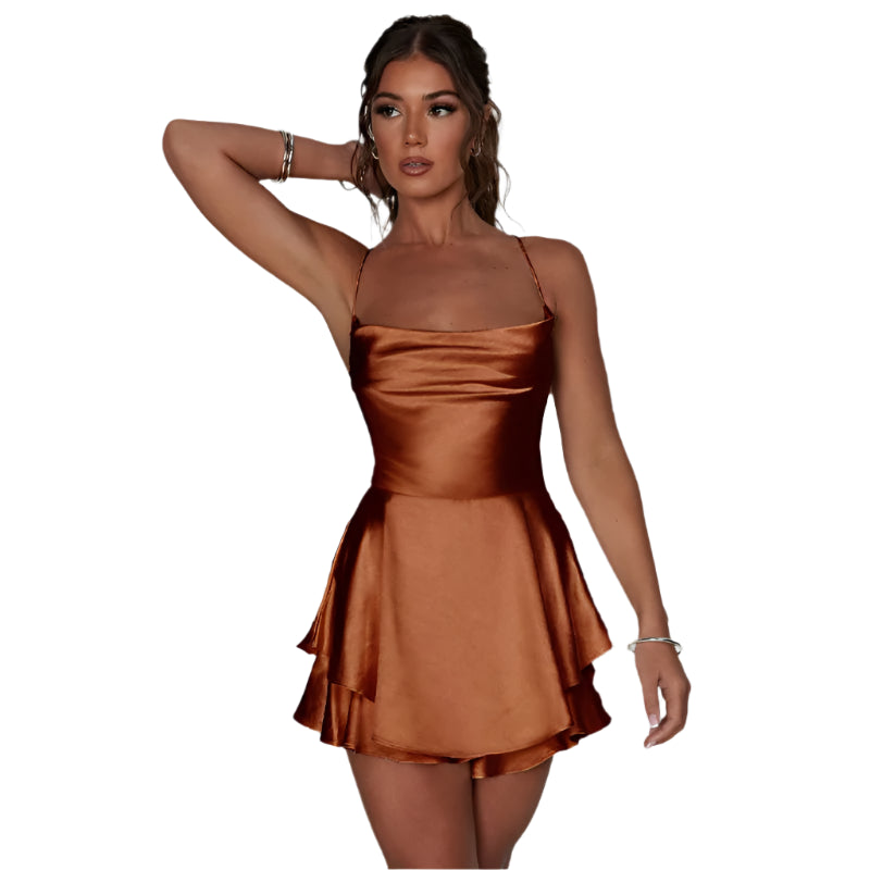 Sling Back Mini Dress