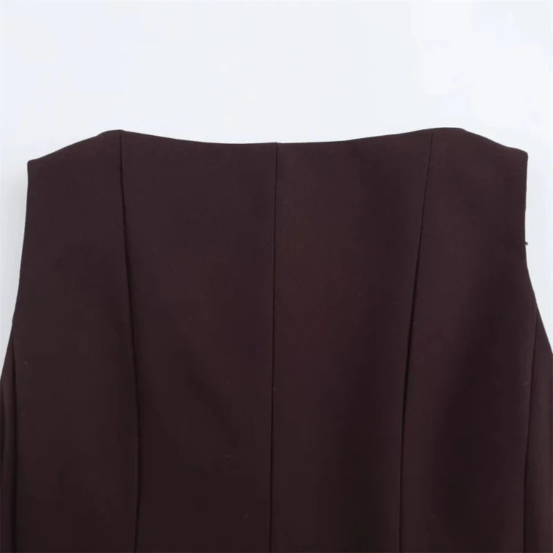 Peplum Chiffon Top
