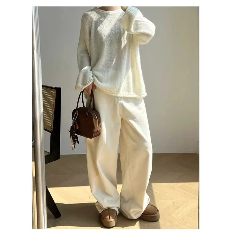 High-Waist Wide-Leg Jeans