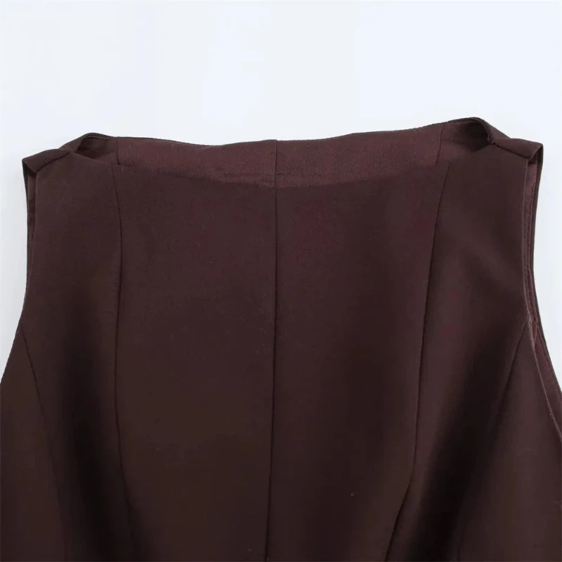 Peplum Chiffon Top