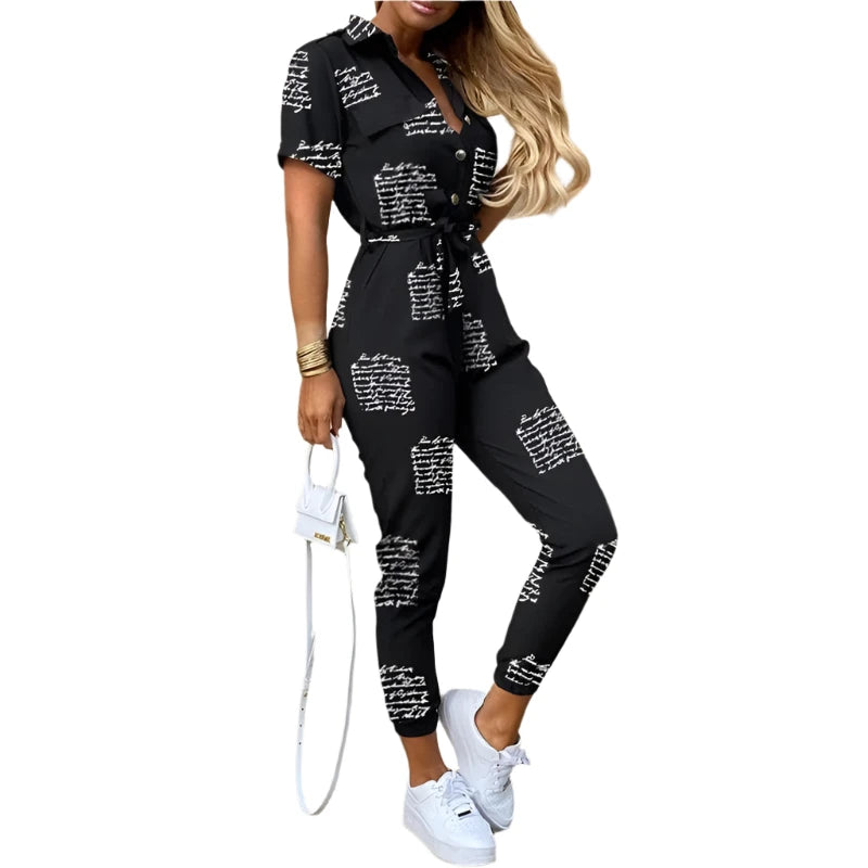 Black with White Script