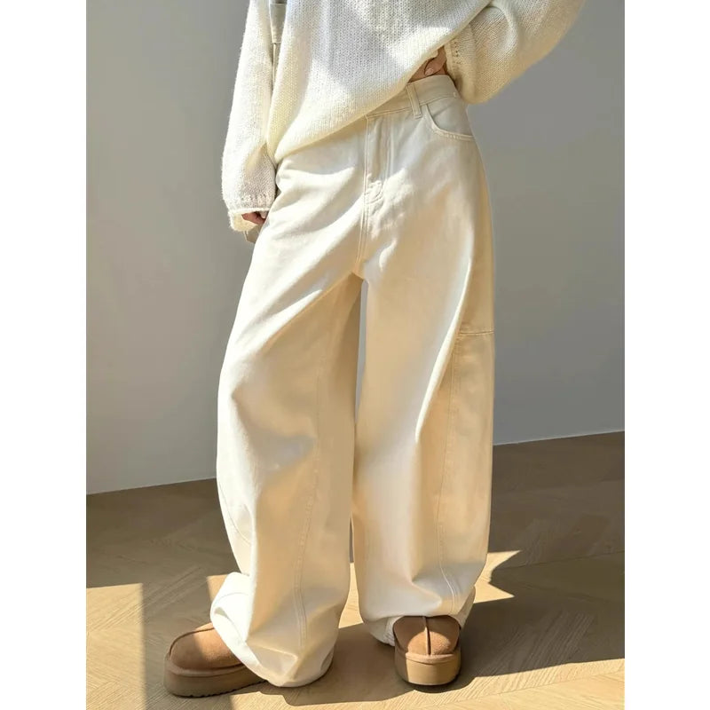 High-Waist Wide-Leg Jeans