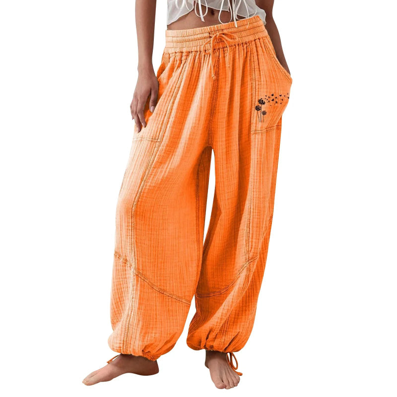Women's Loose Fit Drawstring Pants