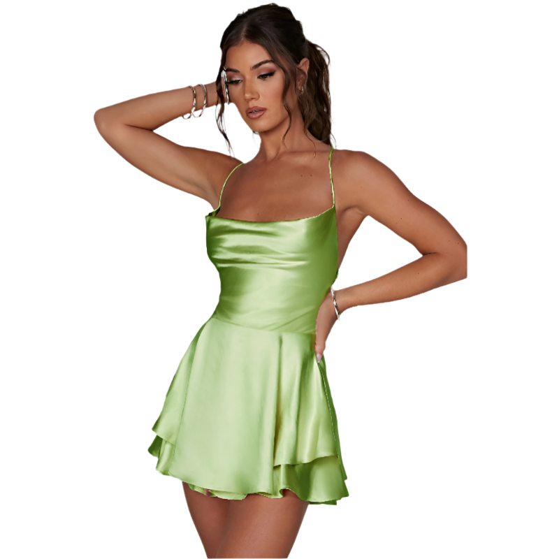 Sling Back Mini Dress