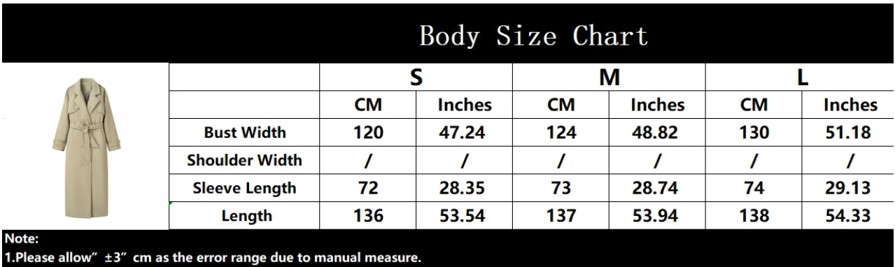 Elegant Women's Scarf Collar Woollen Trench Coat – Classic Double-Breasted Overcoat for Autumn & Winter