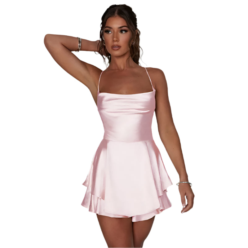 Sling Back Mini Dress