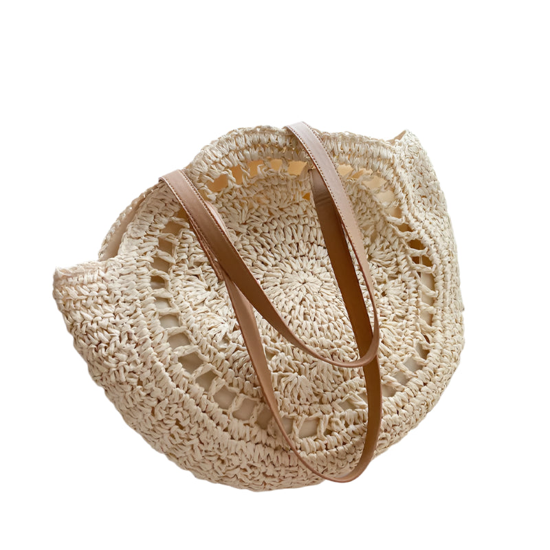 Woven Large Shoulder Bag