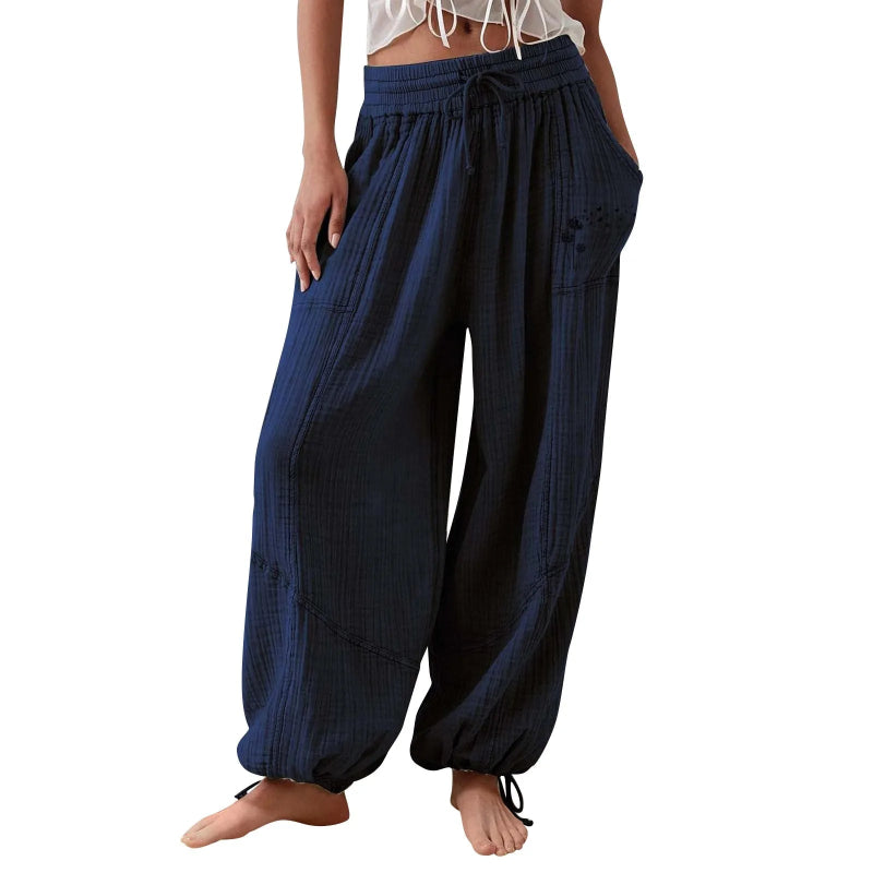 Women's Loose Fit Drawstring Pants