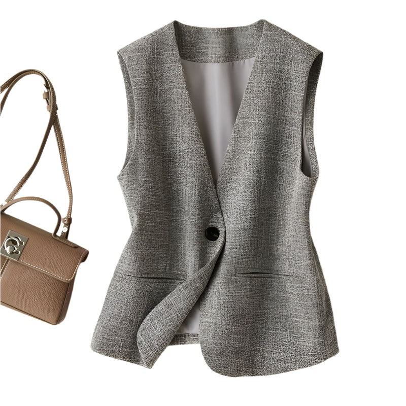 V-neck Tailored Vest