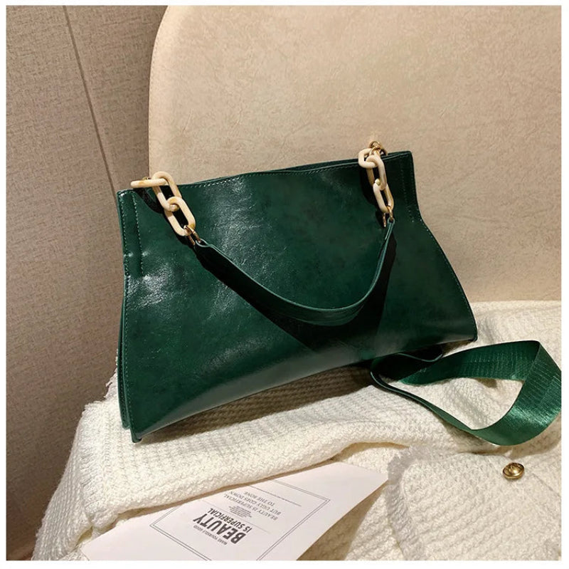 Sleek Square Shaped Shoulder Bag