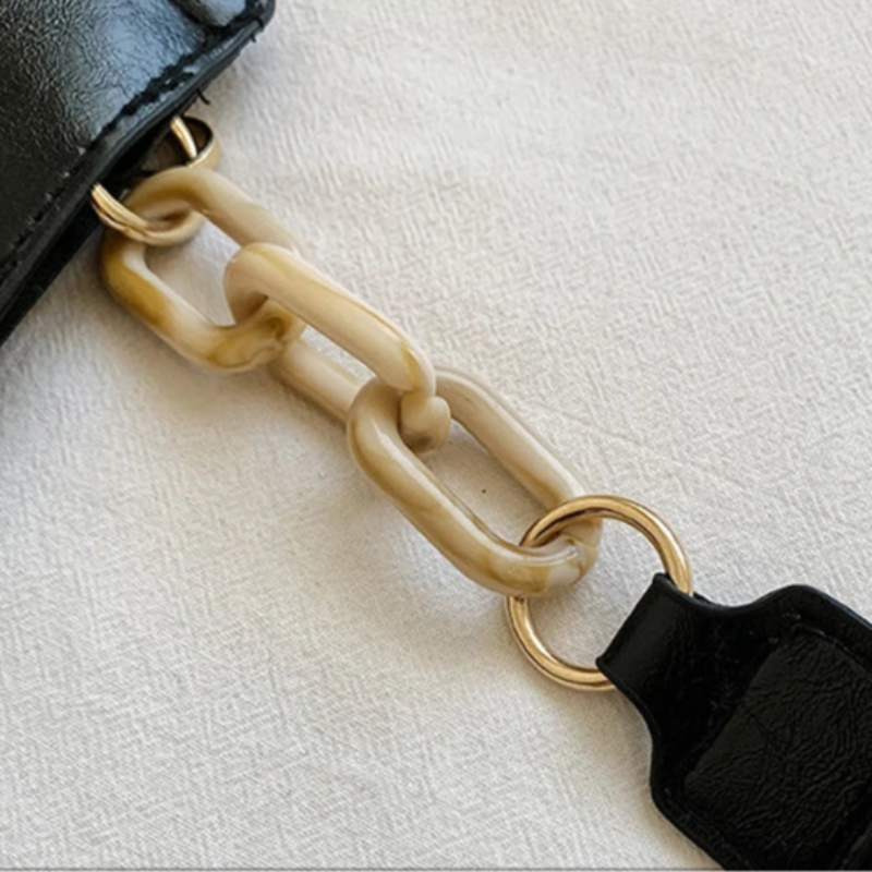 Sleek Square Shaped Shoulder Bag