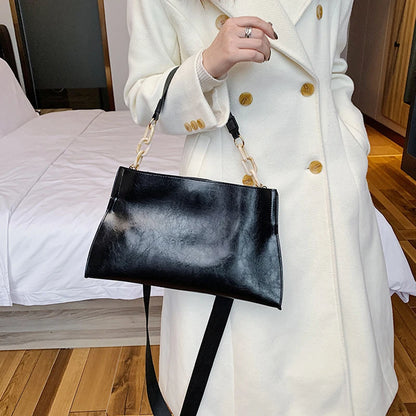 Sleek Square Shaped Shoulder Bag