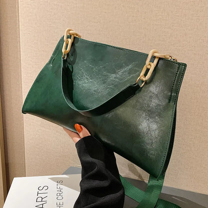 Sleek Square Shaped Shoulder Bag