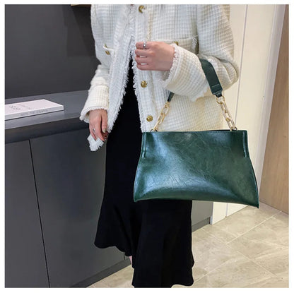 Sleek Square Shaped Shoulder Bag