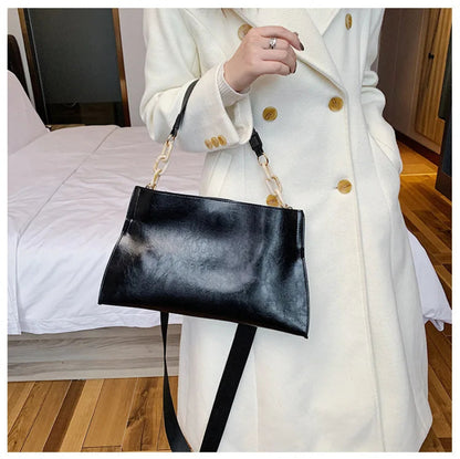 Sleek Square Shaped Shoulder Bag