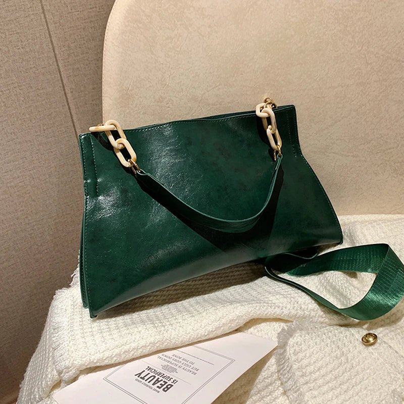 Sleek Square Shaped Shoulder Bag