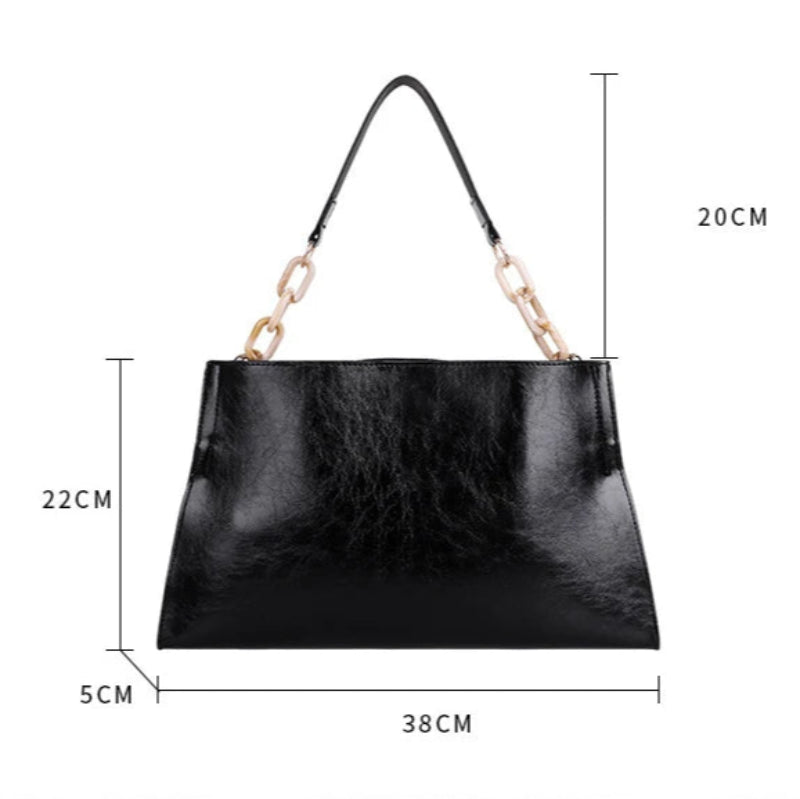 Sleek Square Shaped Shoulder Bag