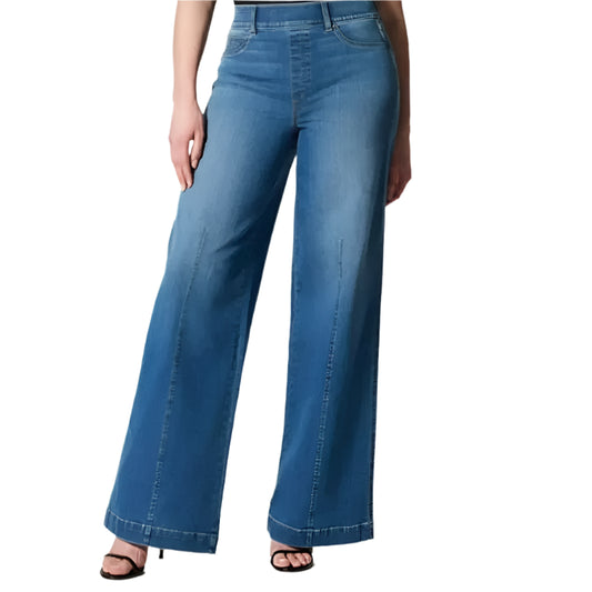 Wide Leg Mid Waist Loose Fit Jeans