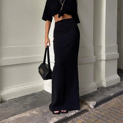 High Waist Maxi Skirt