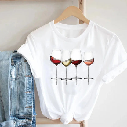 Wine Inspired Printed Tee