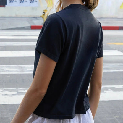 Printed Crop T-Shirt