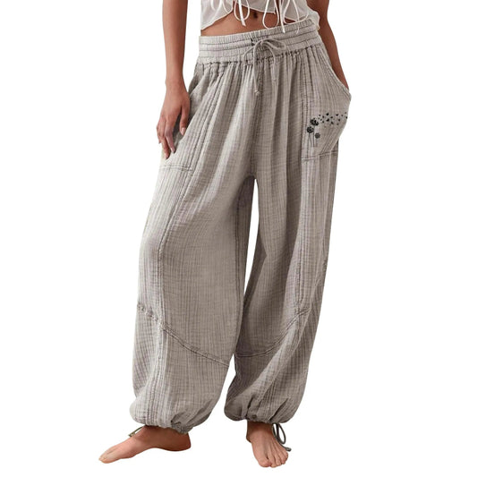 Women's Loose Fit Drawstring Pants