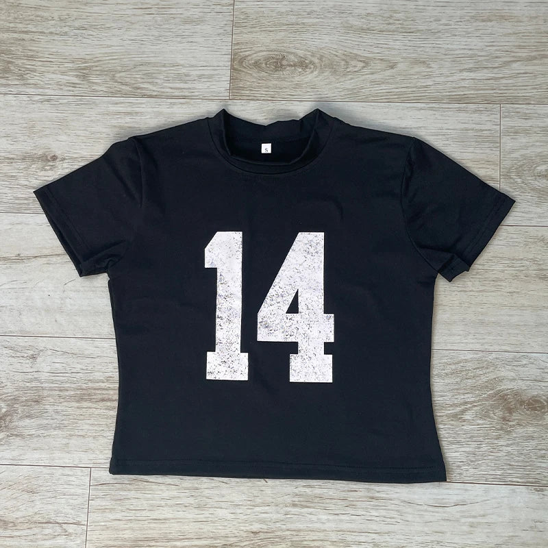 Printed Crop T-Shirt