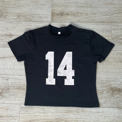 Printed Crop T-Shirt