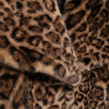 Animal Print Faux Fur Jacket