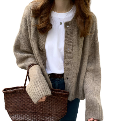 Button Front Knit Cardigan